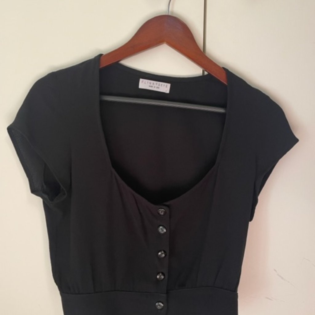 Flynn Skye Button Down Crop Top
